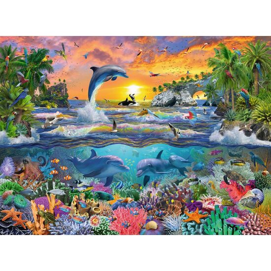 Puzzel Ravensburger - Tropisch Paradijs, 100 stukjes XXL