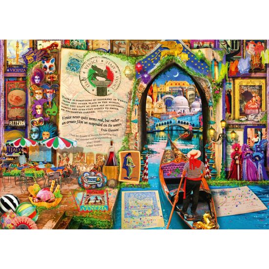 Bluebird Puzzle - A Stewart: Das Leben ist ein offenes Buch Venedig, 4000 Teile