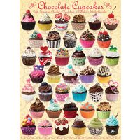 Puzzle Eurographics - Schokoladen-Cupcakes, 1000 Teile