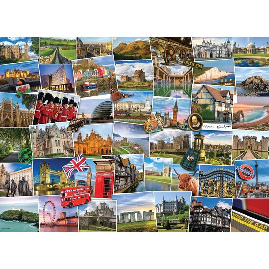 Puzzle Eurographics - Globetrotter Regno Unito, 1000 pezzi