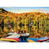 Eurographics Puzzle – Lakeside Cottage Quebec, 1000 Teile