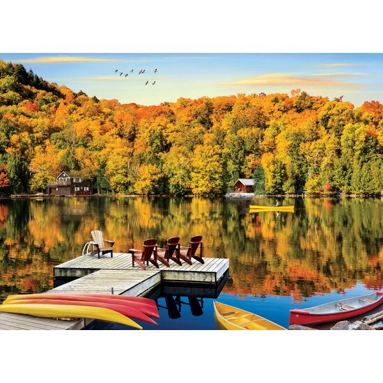 Eurographics Puzzle – Lakeside Cottage Quebec, 1000 Teile