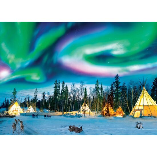 Puzzle Eurographics - Aurora Boreale - Yellowknife, 1000 pezzi