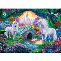 Puzzle Eurographics - Einhorn-Feenland, 500 Teile XXL