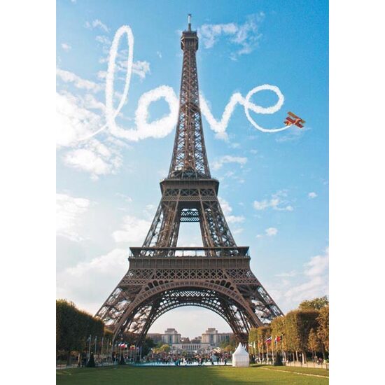 Puzzle Gold Puzzle - Liebe in Paris, 1000 Teile