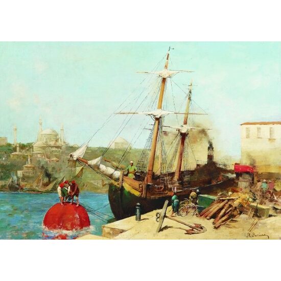 Puzzle Goldpuzzle - Alberto Pasini: Am Goldenen Horn, 1000 Teile