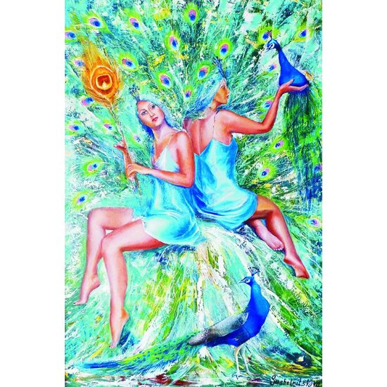 Puzzle Goldpuzzle - Pfauen, 1000 Teile