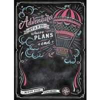 Puzzle Clementoni - Black Board Puzzle - Reisen, 1000 Teile