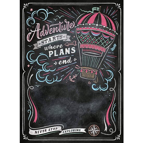 Puzzle Clementoni - Black Board Puzzle - Voyage, 1000 pièces