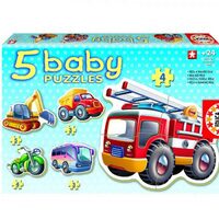 Puzzle Educa - Motoren, 3/3/4/4/5 Teile
