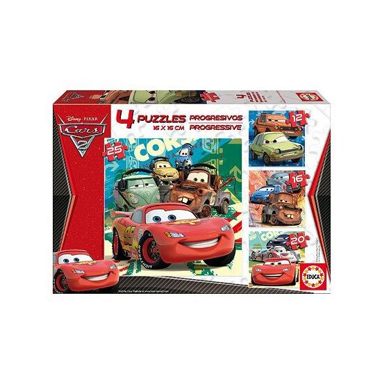 Puzzle Educa - Disney Cars 2, 16.12.20/25 Teile