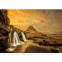 Puzzle Educa - Wasserfall Kirkjufellsfoss, Island, 1000 Teile