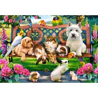 Puzzle Castorland - Haustiere im Park, 1000 Teile
