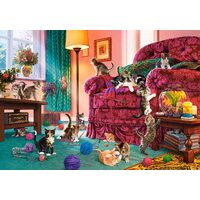 Puzzle Castorland - Freche Kätzchen, 500 Teile