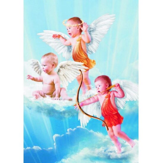 Puzzle Gold Puzzle - Drei kleine Engel, 1000 Teile