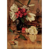 Puzzle Gold Puzzle - Namik Ismail: Magnolia e Garofani, 1000 pezzi