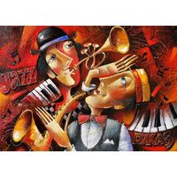 Puzzle Puzzle Gold - Duetto Jazz, 1000 pezzi