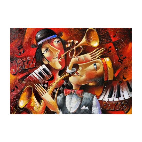 Puzzle Puzzle Or - Jazz Duet, 1000 pièces