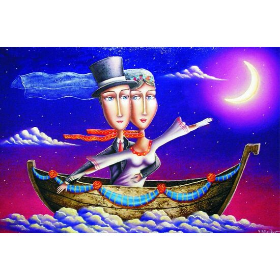 Puzzle Gold Puzzle - Wedding Travel, 1000 piese