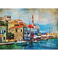 Puzzle Gold Puzzle – Eine hübsche Insel im Mittelmeer, 1000 Teile