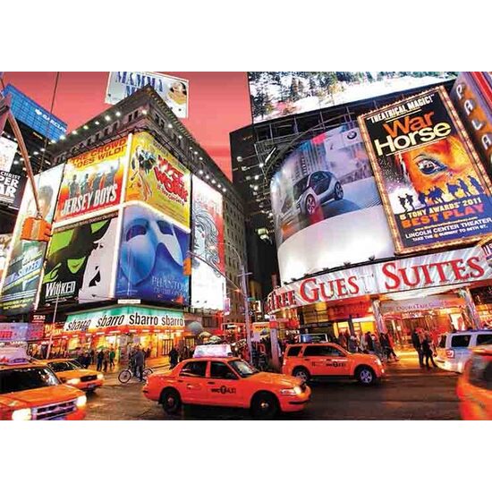 Puzzle Gold Puzzle - Broadway, Times Square, NY, 1500 Teile