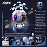 3D-Puzzle mit LED Ravensburger - Frozen II, 72 Teile