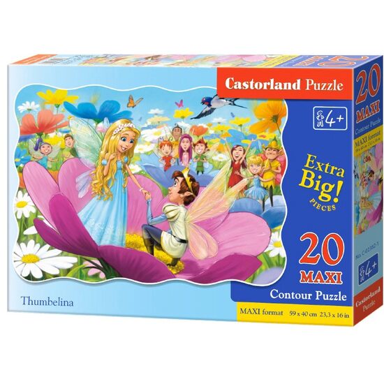 Puzzle Castorland - Thumbelina, 20 pezzi XXL