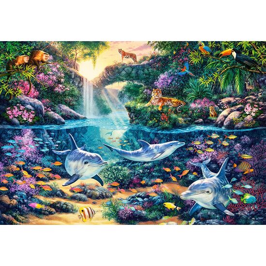 Puzzle Castorland - Dschungelparadies, 1500 Teile