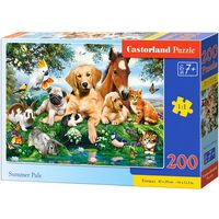 Puzzle Castorland - Summer Pals, 200 Teile