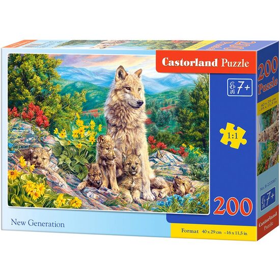 Puzzle Castorland - New Generation, 200 Teile