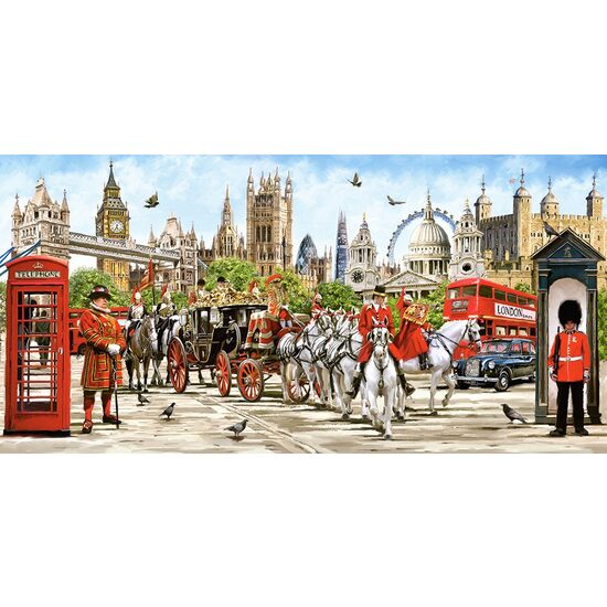 Puzzle panoramico Castorland - Pride of London, 4000 pezzi