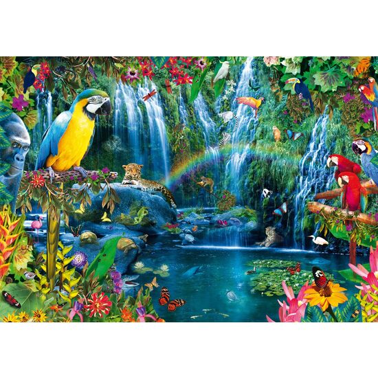 Puzzle Bluebird - Tropici dei pappagalli, 1000 pezzi