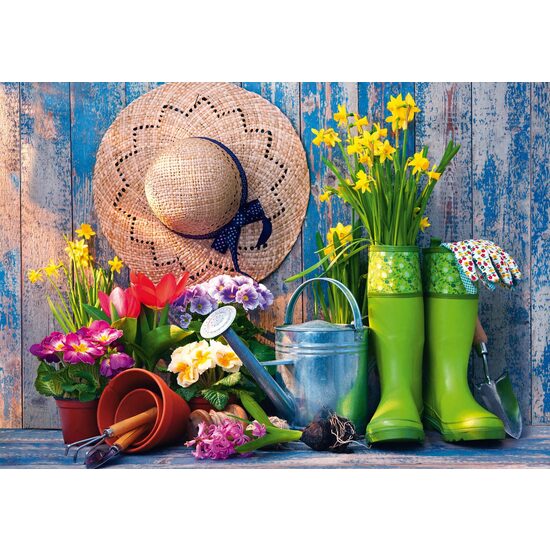 Puzzle Bluebird – Bereit für den Garten, 1000 Teile