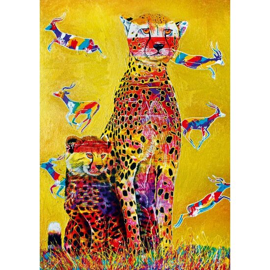 Puzzle Bluebird - Orologio africano, 1000 pezzi