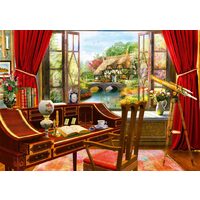 Bluebird-puzzel - Dominic Davison: studieweergave, 1000 stukjes