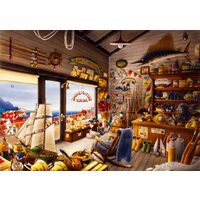 Bluebird-puzzel - Joe & Roy Bait & Fishing Shop, 1000 stukjes