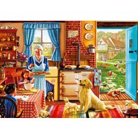 Bluebird-puzzel - Steve Crisp: Cottage-interieur, 1000 stukjes