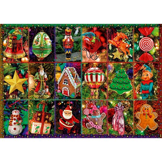 Puzzle Bluebird - Festliche Ornamente, 1000 Teile