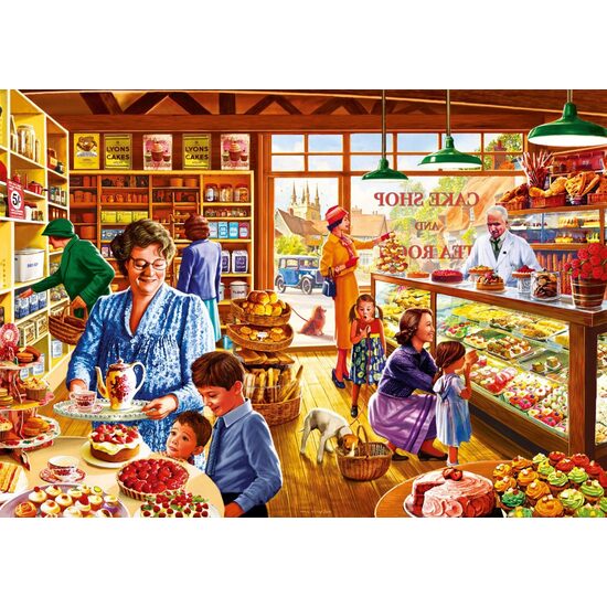Puzzle Bluebird - Nostalgische Konditorei, 1000 Teile
