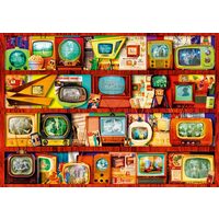 Bluebird-puzzel - Aimee Stewart: Golden Age of Television-plank, 1000 stukjes