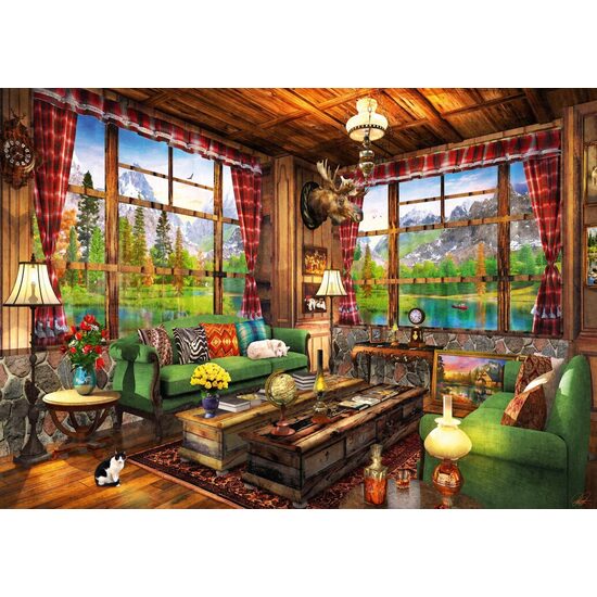 Puzzle Bluebird - Dominic Davison : Vue sur le Mont Cabin, 1000 pièces