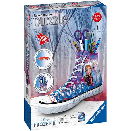 Ravensburger 3D-Puzzle - Sneaker - Frozen II, 108 Teile