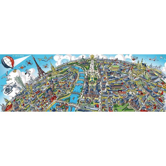 Panoramapuzzle Schmidt - Stadtbild Paris, 1000 Teile