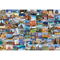Puzzle Eurographics - Weltenbummler, 2000 Teile