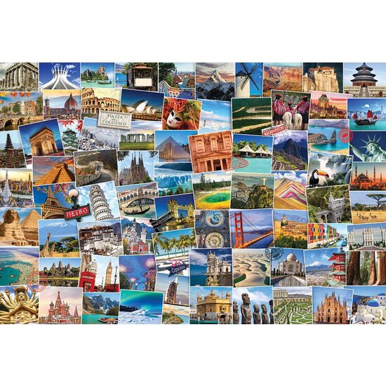 Puzzle Eurographics - Weltenbummler, 2000 Teile