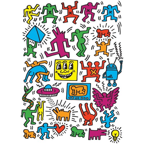Puzzle Eurographics - Keith Haring: Collage von Keith Haring, 1000 Teile