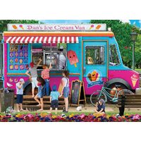 Puzzle Eurographics - Dan's Ice Cream Van P. Normand, 1000 Teile