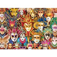 Puzzle Eurographics - Máscaras del Carnaval de Venecia, 1000 piezas