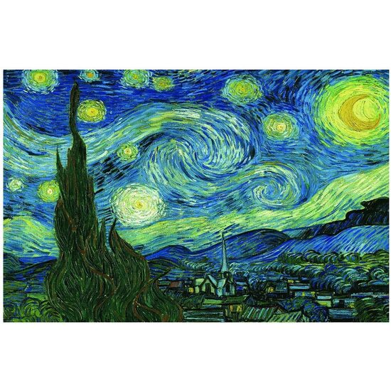 Puzzel Eurographics - Vincent van Gogh: Sterrennacht, 2000 stukjes
