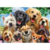 Schmidt - Hunde-Selfie-Puzzle, 500 Teile